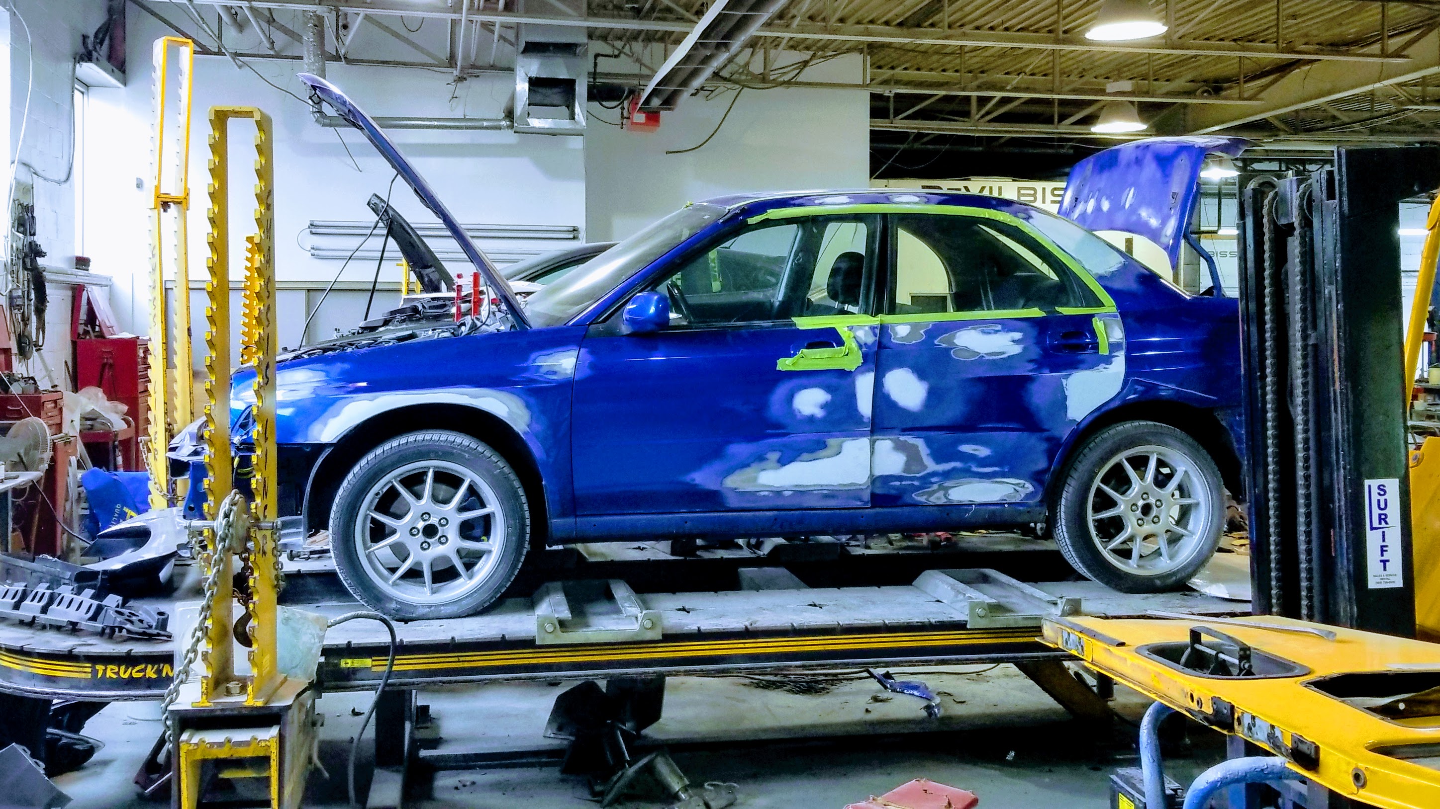 More Body Work DEMARAS RACING